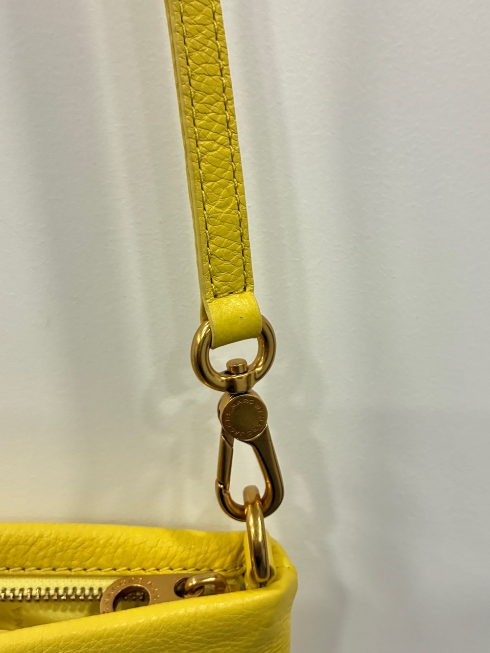 Marc by Marc Jacobs Yellow Leather Crossbody Bag - Picture 9 of 10